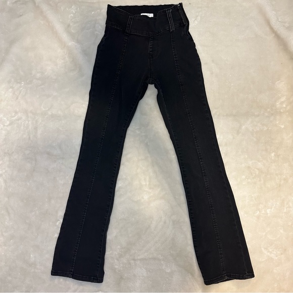 Forever21 Black Flare Bell Bottom Jeans Size 25 - Picture 3 of 13